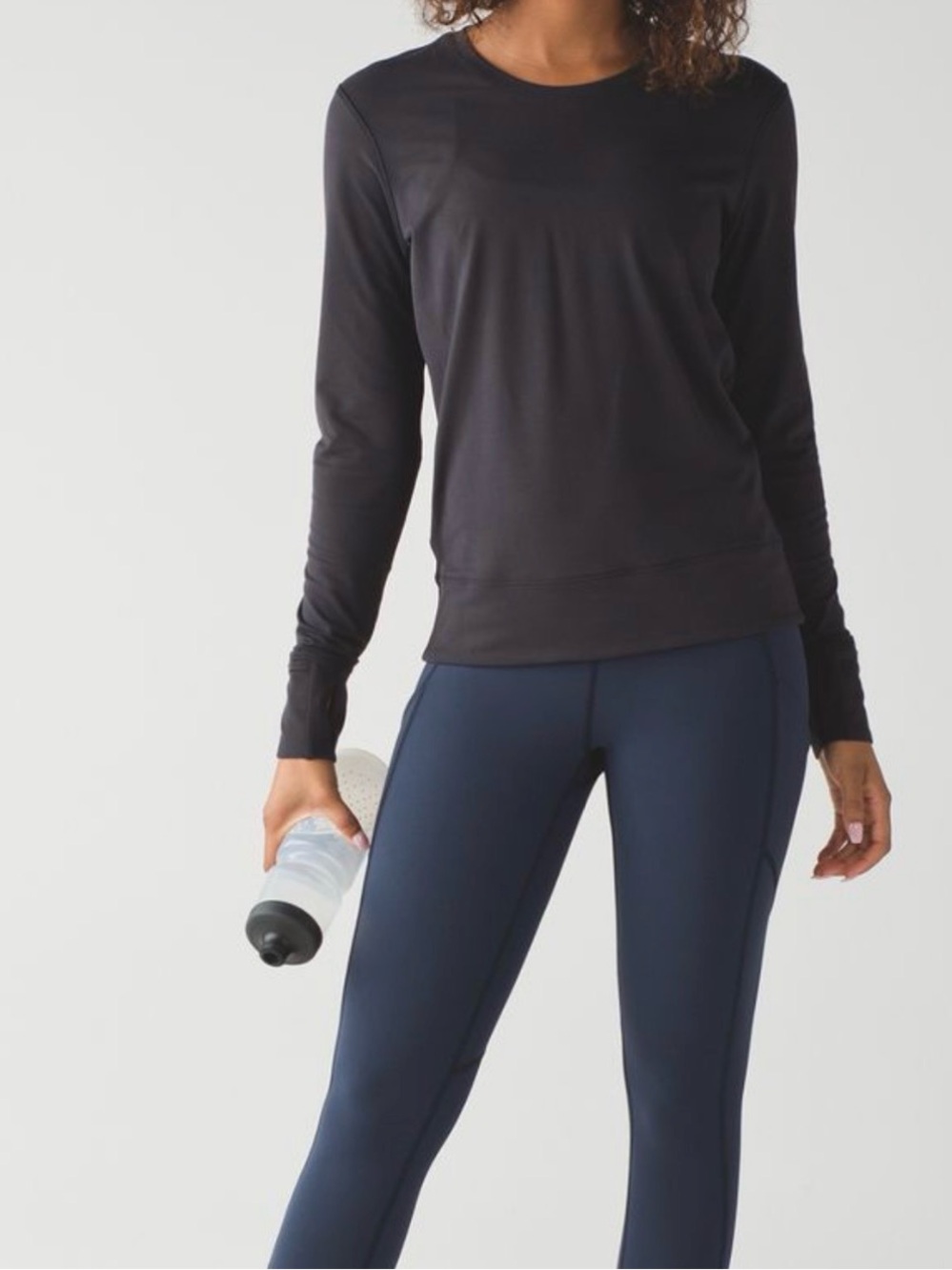 Lululemon Rush hour long sleeve Women’s 12 Black Athleisure Shirt / Pullover